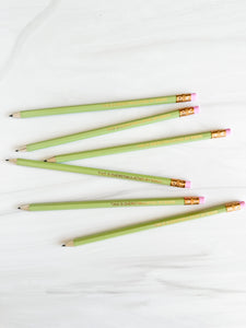 Set of 6 'This is Overstimulating my Brain' Hex Pencils | Sharpened