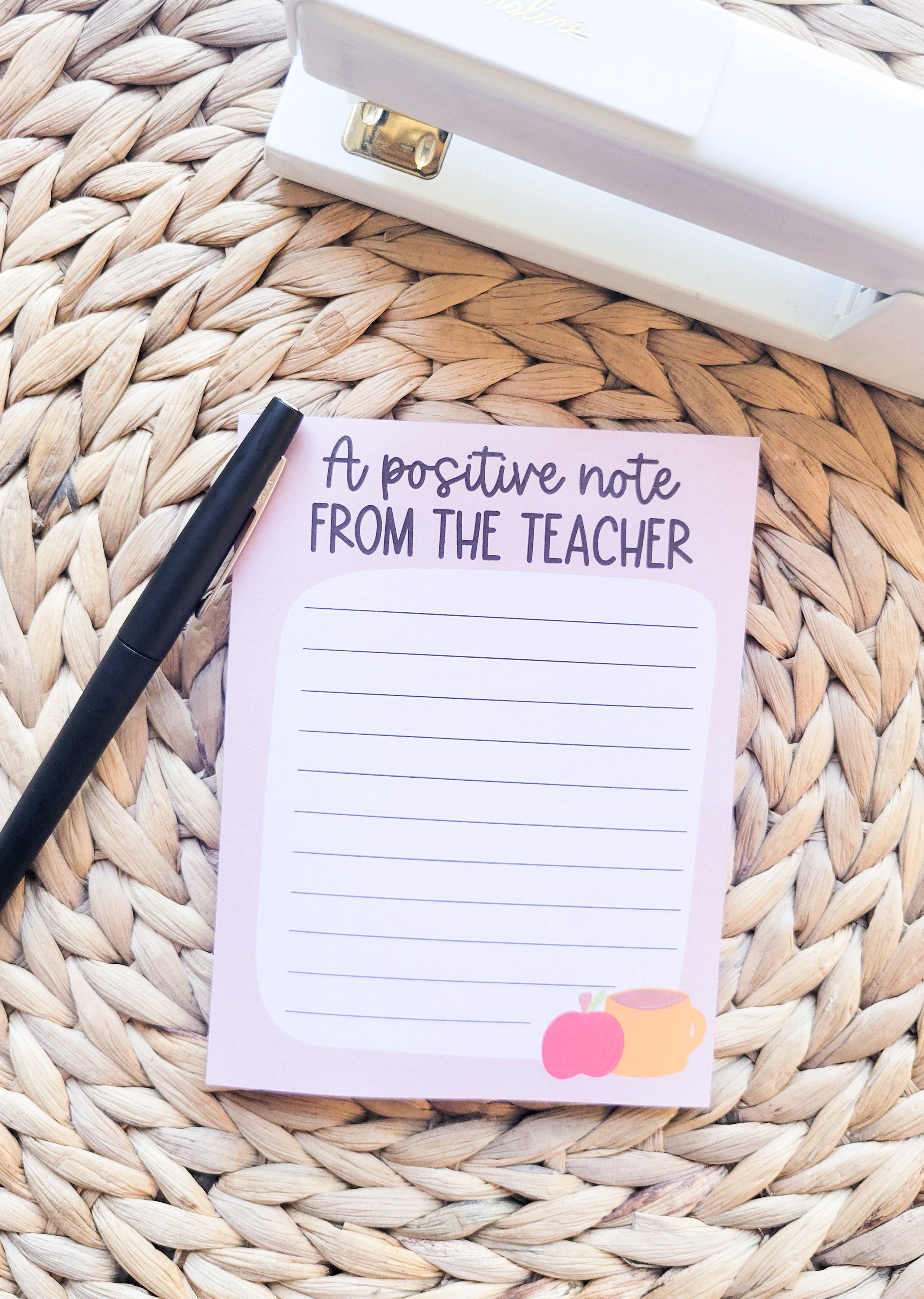 A Positive Note from the Teacher Note Pad (Bilingual Options) – The ...